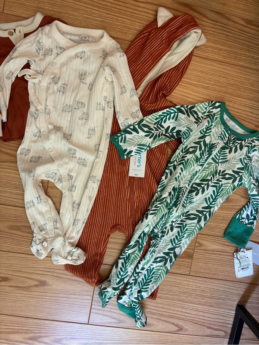 Carters and cat and jack 4 piece bundle